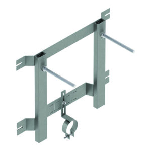 Supporto lavabo con flange universali