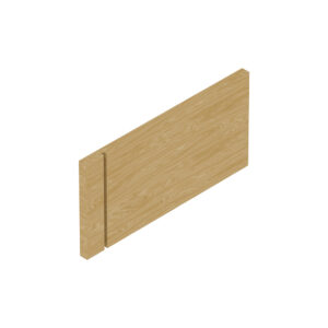 Tavola fresata in legno 40x20 cm