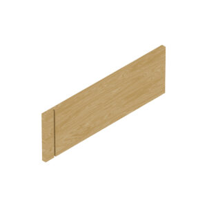 Tavola fresata in legno 60x20 cm