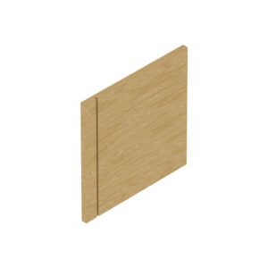 Tavola fresata in legno 40x40 cm
