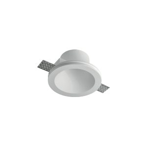 Faretto in gesso da incasso rotondo