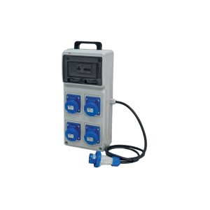 Quadro ASC IP55 con 4 prese industriali IP67