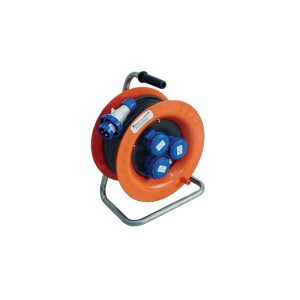 Avvolgicavo Industriale HO7RNF 3G2,5 30Mt 3 Ind. 16A 2P+E IP67 Disgiuntore Termico
