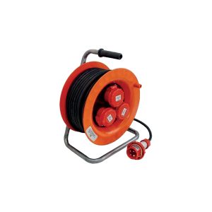 Avvolgicavo Industriale HO7RNF 4G2,5 30mt 3 Ind. 16A 3P+E IP67 Disgiuntore Termico