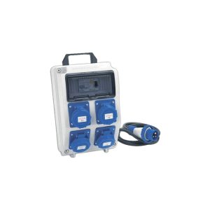 Quadro ASC IP55 con 4 prese industriali serie 11 IP67