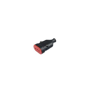 Presa in gomma antischiacciamento 16A 250V - Nera