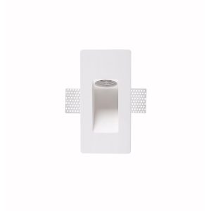Faretto in gesso da incasso rettangolare - 165 x 80mm