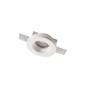 Faretto in gesso da incasso tondo - ⌀100