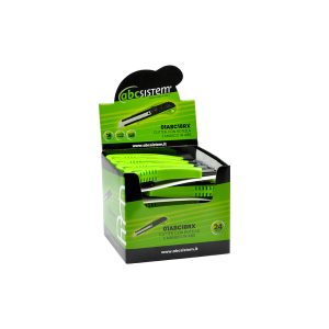 Cutter con rotella e manico in ABS in espositore da banco lama 18 mm - ABC Sistem®
